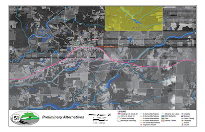 Original Corridor Alternatives
